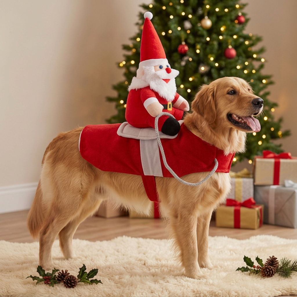 Santa Dog Costume