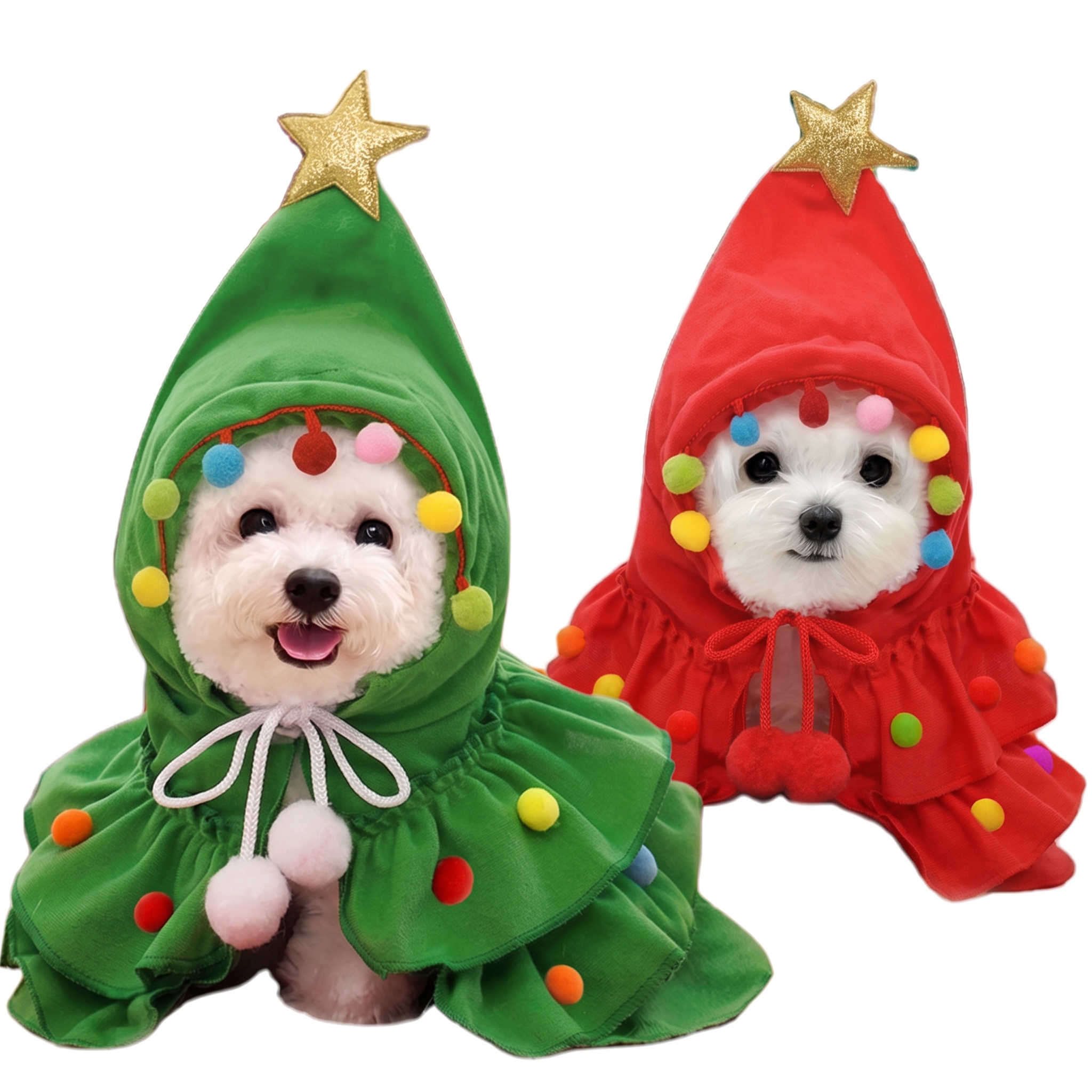 Small Dog Christmas Tree Costume